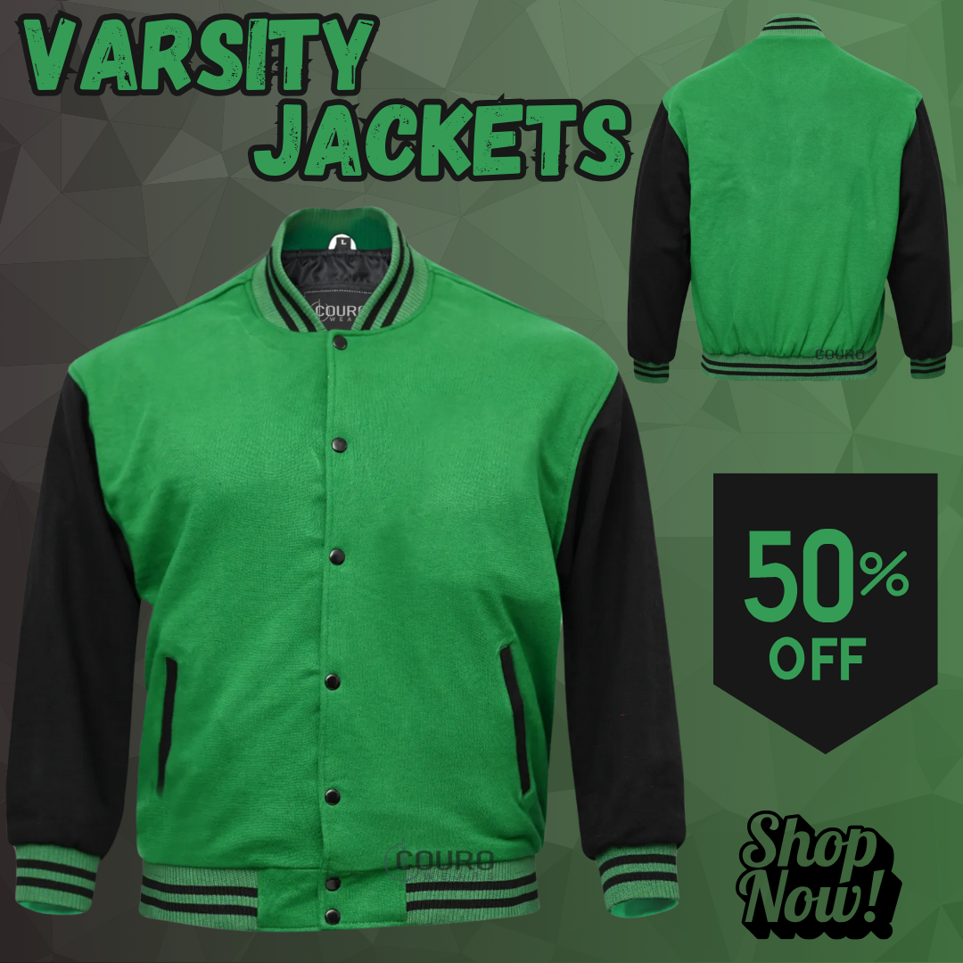 Custom Green Varsity Jackets