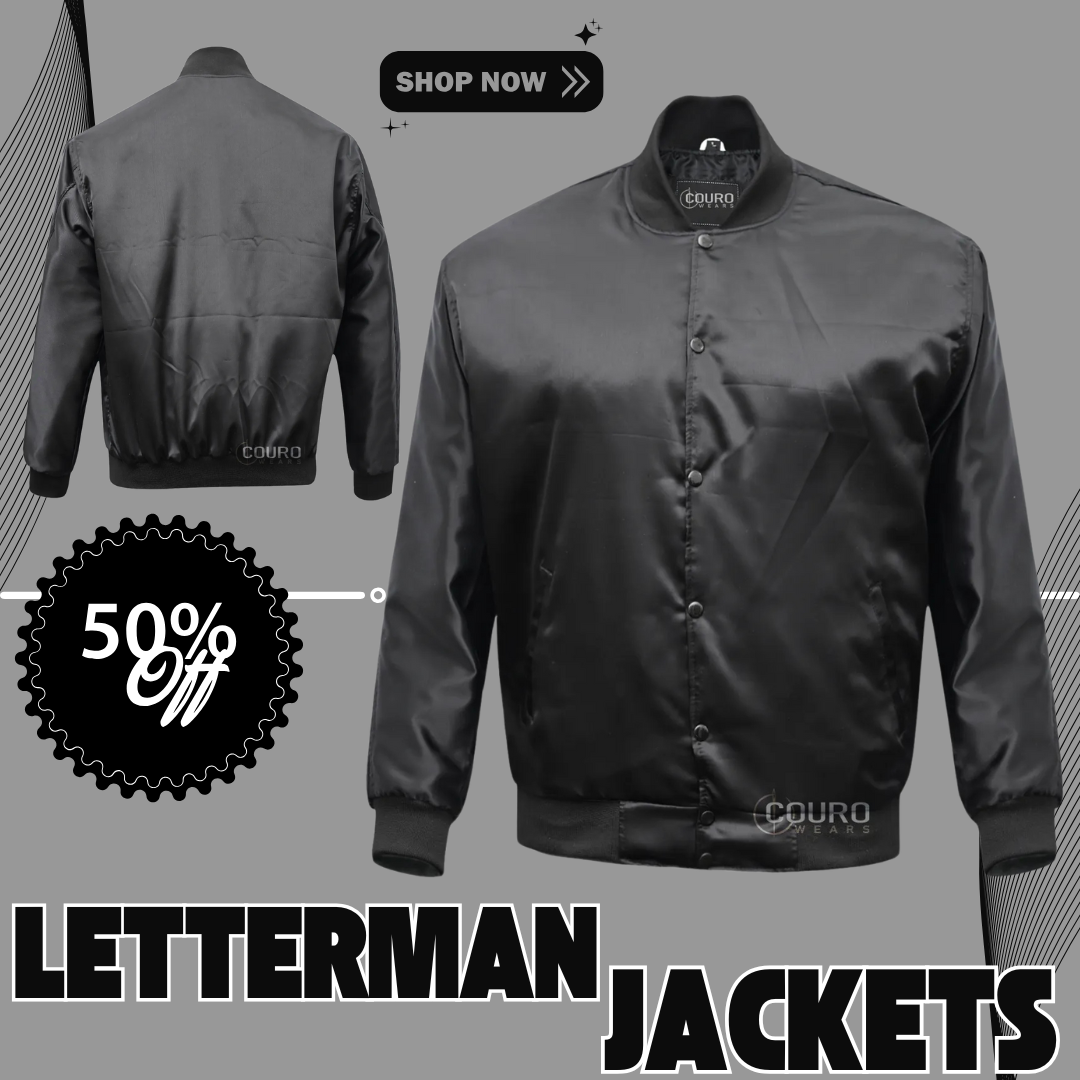 Custom Black Varsity Jackets