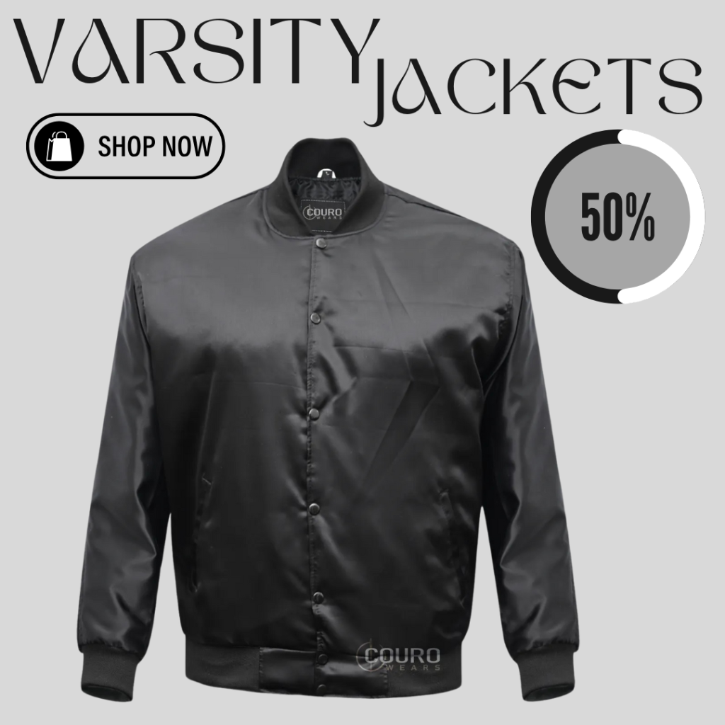 Custom Black Varsity Jackets