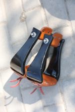 Handcrafted Black Oak Western Stirrup