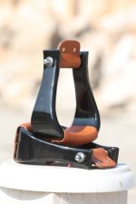 Handcrafted Black Oak Western Stirrup