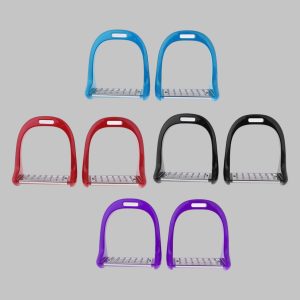 Elastic Safety Stirrups for Horse Riding