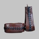 Western Saddle Leather Stirrups