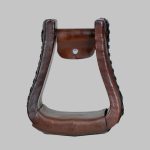 Western Saddle Leather Stirrup