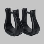 Western Saddle Leather Stirrups