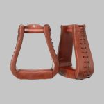 Western Saddle Leather Stirrups